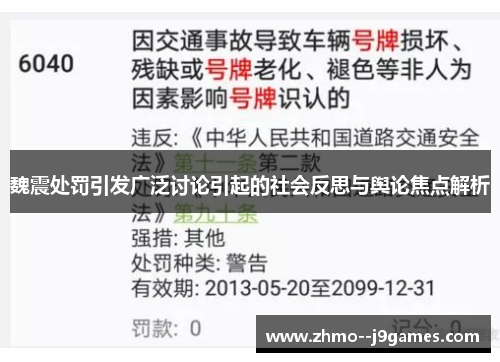 魏震处罚引发广泛讨论引起的社会反思与舆论焦点解析